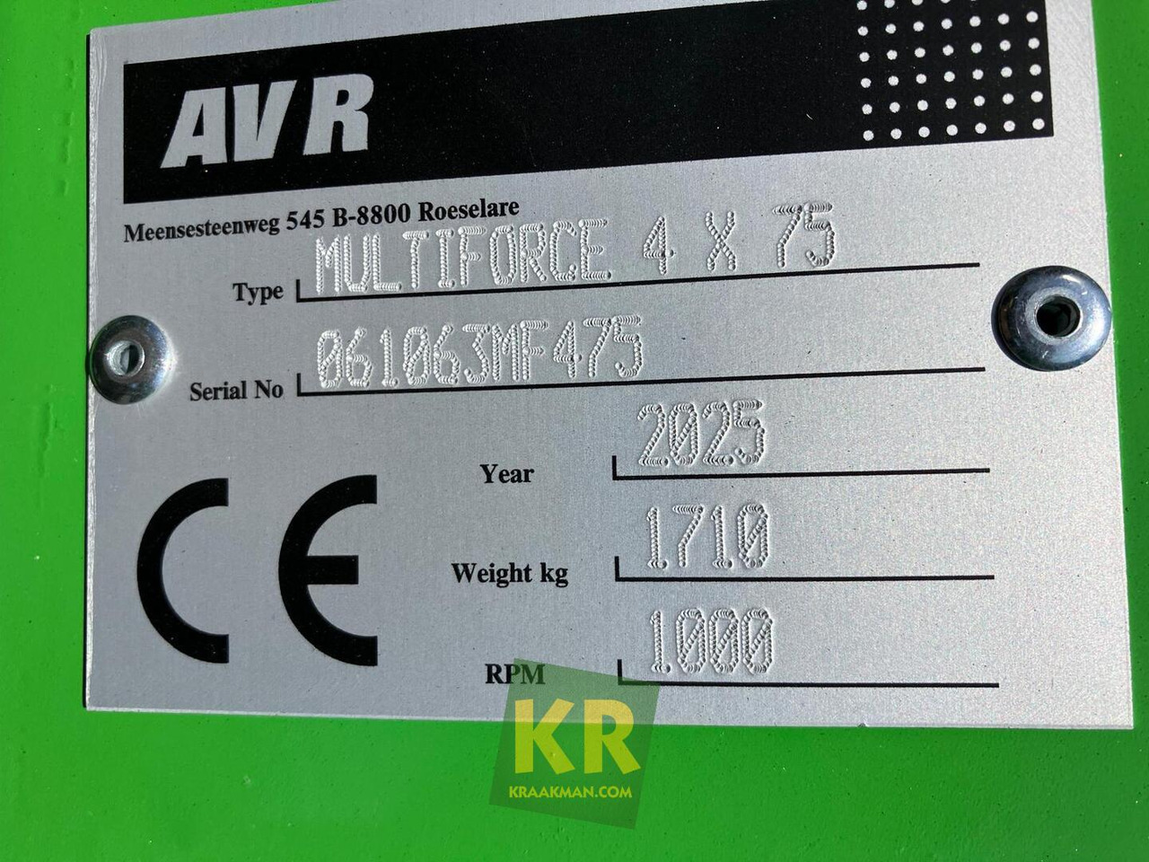 MultiForce AVR - Kultivátor: 1 kép. MultiForce AVR - Kultivátor: 1 kép.