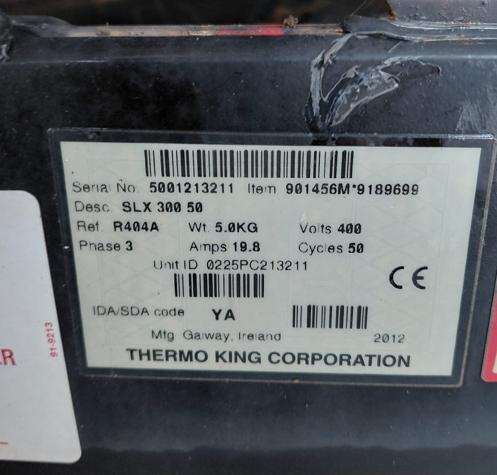 Thermo King SLX300 – S/N : 5001213211 - Hűtőegység: 2 kép. Thermo King SLX300 – S/N : 5001213211 - Hűtőegység: 2 kép.