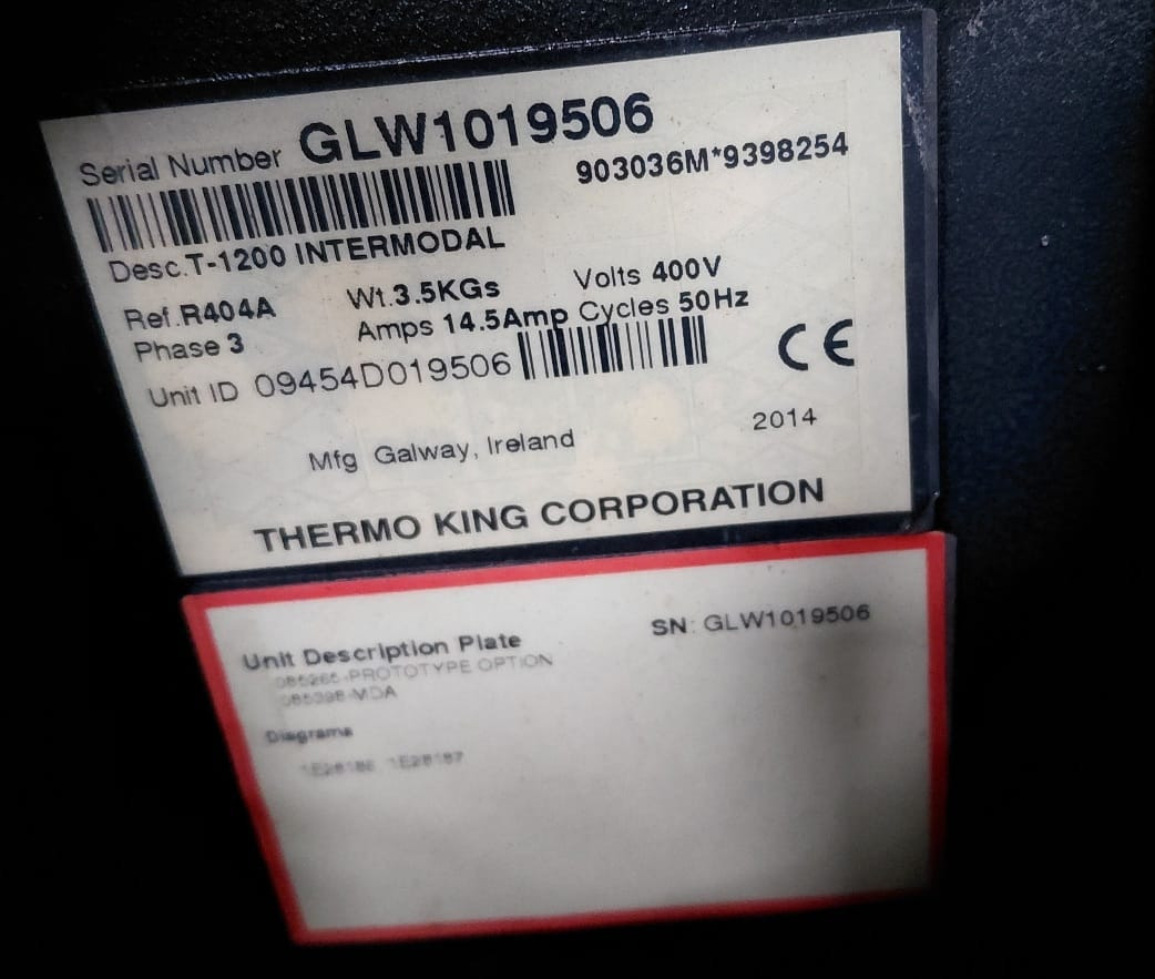 Thermo King T-1200R – GLW1019506 - Hűtőegység: 2 kép. Thermo King T-1200R – GLW1019506 - Hűtőegység: 2 kép.