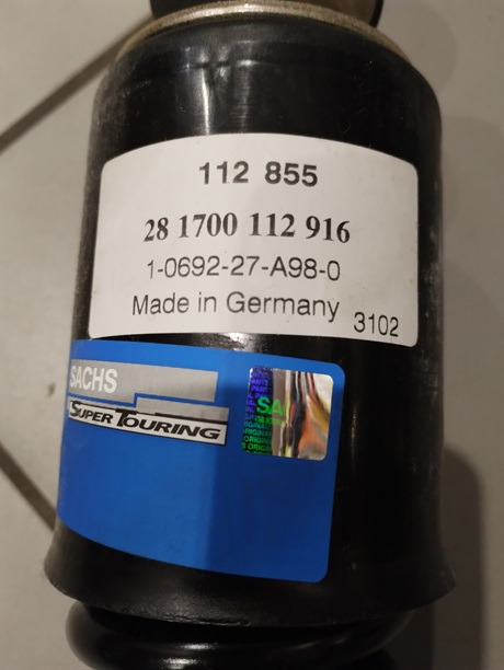 AMORTYZATOR KABINY MAN F90 F2000 112855 SACHS 81417226033 - Fülke felfüggesztés: 2 kép. AMORTYZATOR KABINY MAN F90 F2000 112855 SACHS 81417226033 - Fülke felfüggesztés: 2 kép.