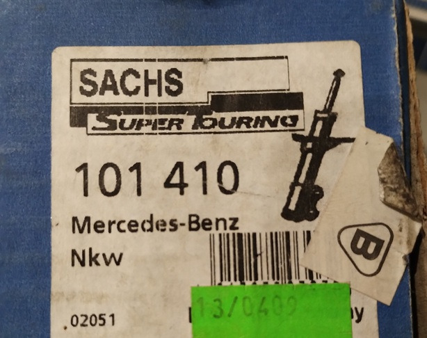 AMORTYZATOR TYLNI 101410 SACHS 0053262000 MERCEDES MK NG SK 1729 1748 1838 1844 2038 - Lengéscsillapító: 2 kép. AMORTYZATOR TYLNI 101410 SACHS 0053262000 MERCEDES MK NG SK 1729 1748 1838 1844 2038 - Lengéscsillapító: 2 kép.
