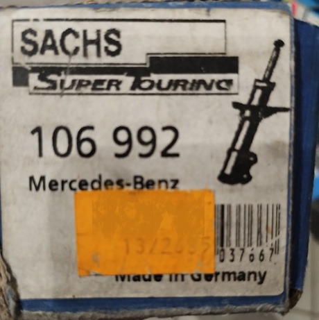 AMORTYZATOR TYLNI 106992 SACHS MERCEDES 507 508 510 512 T2 VARIO 0043260600 - Lengéscsillapító: 2 kép. AMORTYZATOR TYLNI 106992 SACHS MERCEDES 507 508 510 512 T2 VARIO 0043260600 - Lengéscsillapító: 2 kép.