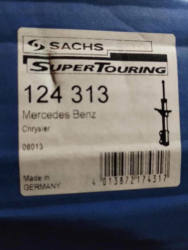 AMORTYZATOR TYLNI 124313 SACHS 0053261000 MERCEDES MP1 MP2 MP3 ACTROS AXOR ATEGO - Lengéscsillapító: 2 kép. AMORTYZATOR TYLNI 124313 SACHS 0053261000 MERCEDES MP1 MP2 MP3 ACTROS AXOR ATEGO - Lengéscsillapító: 2 kép.
