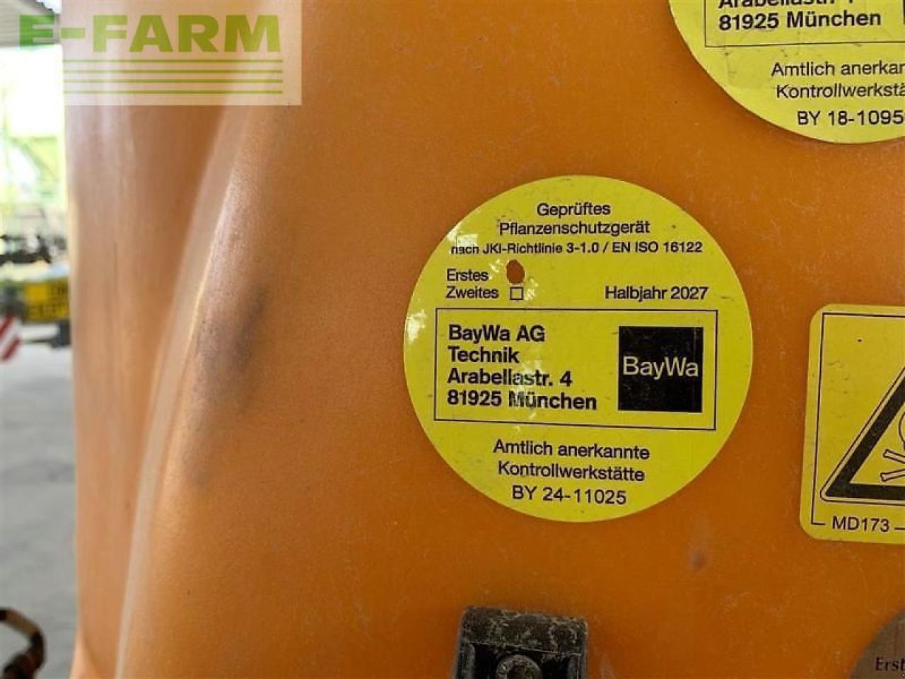 Vontatott permetezők Amazone uf 1201: 9 kép.