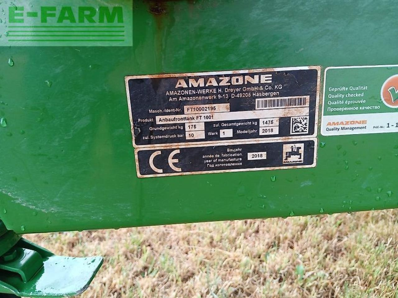 Amazone uf 1501 - Vontatott permetezők: 5 kép. Amazone uf 1501 - Vontatott permetezők: 5 kép.
