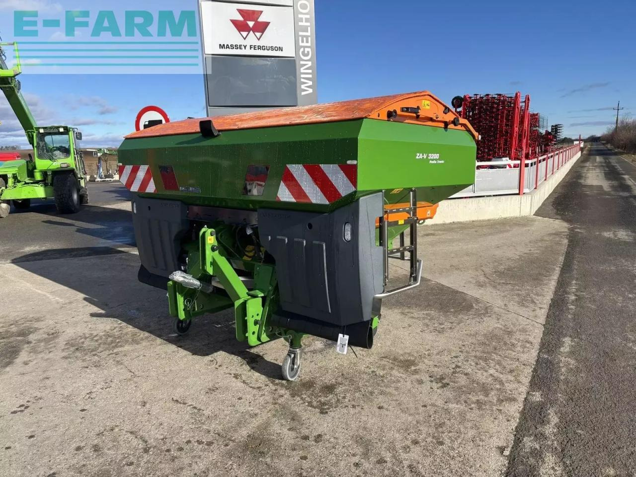Amazone za-v 3200 profis tronic - Műtrágyaszóró: 3 kép. Amazone za-v 3200 profis tronic - Műtrágyaszóró: 3 kép.