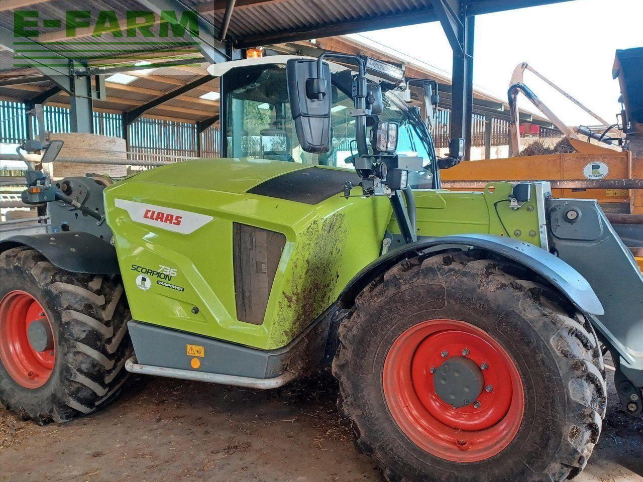 CLAAS SCORPION 736 - Teleszkópos rakodó: 1 kép. CLAAS SCORPION 736 - Teleszkópos rakodó: 1 kép.