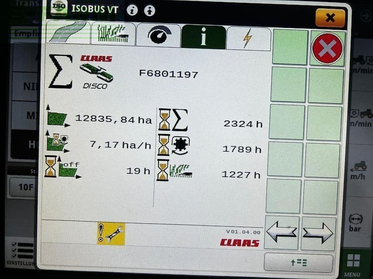 Fűkasza CLAAS disco 1100 c business: 8 kép.