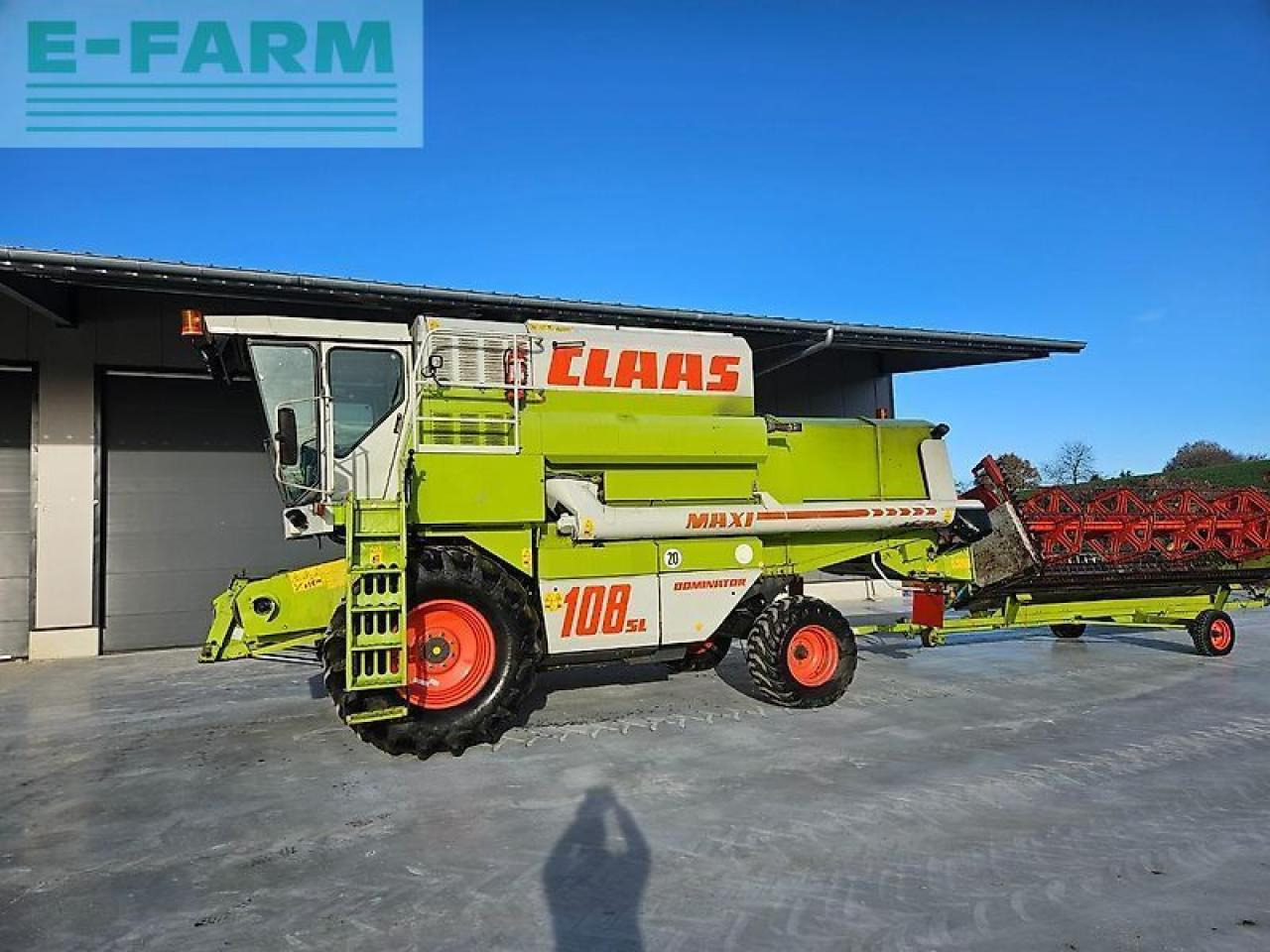 CLAAS dominator 108 sl maxi "gepflegte maschine" - Kombájn: 2 kép. CLAAS dominator 108 sl maxi "gepflegte maschine" - Kombájn: 2 kép.