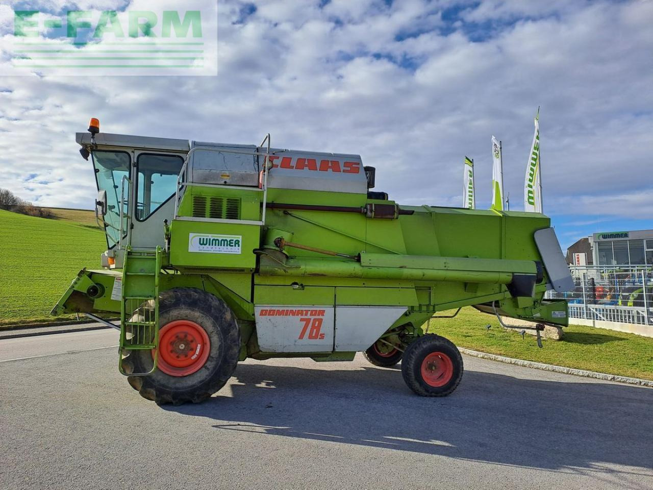 CLAAS dominator 78s - (gebrauchter dominator 78) - Kombájn: 2 kép. CLAAS dominator 78s - (gebrauchter dominator 78) - Kombájn: 2 kép.