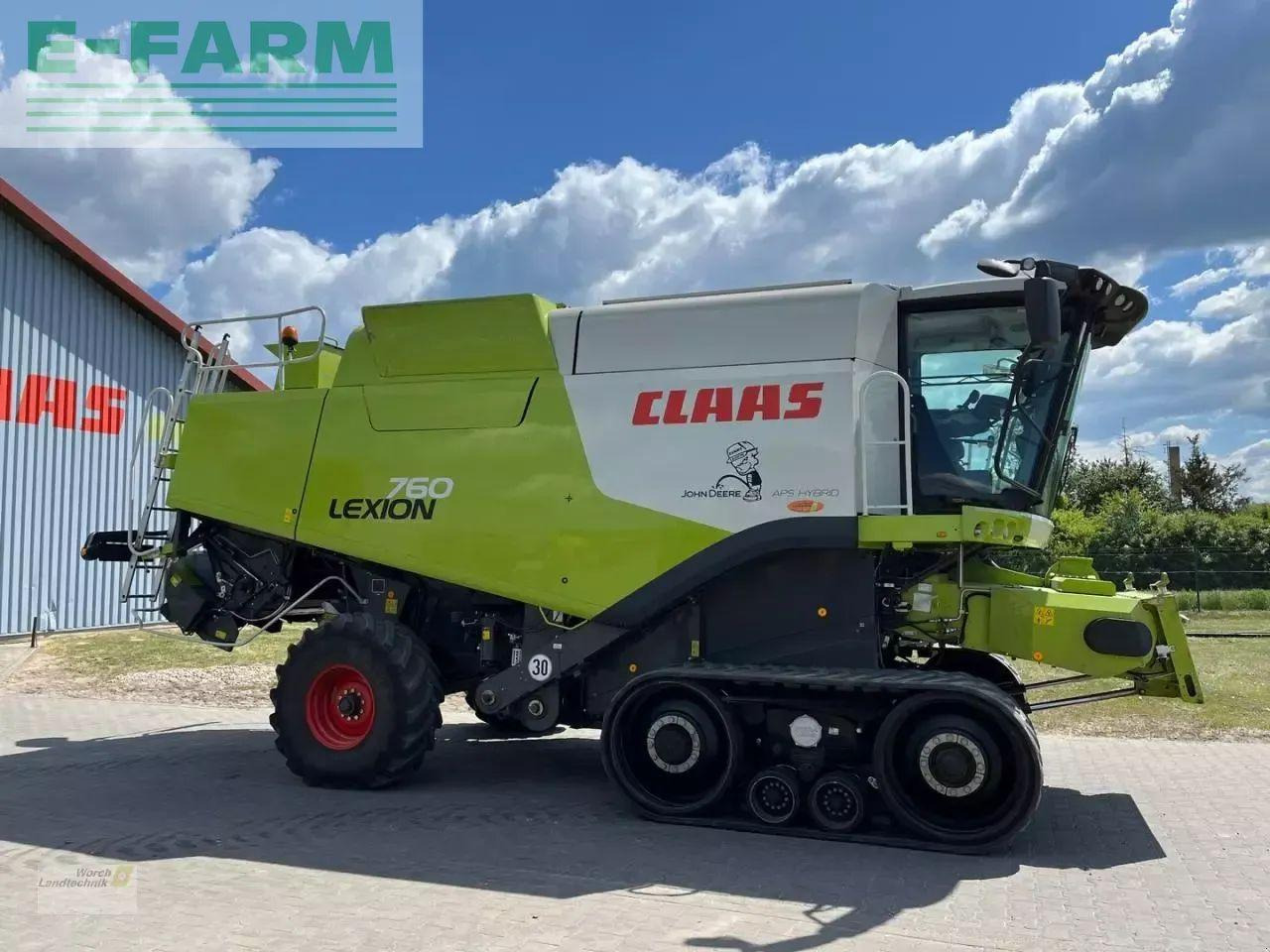 CLAAS lexion 760 terra trac - Kombájn: 4 kép. CLAAS lexion 760 terra trac - Kombájn: 4 kép.