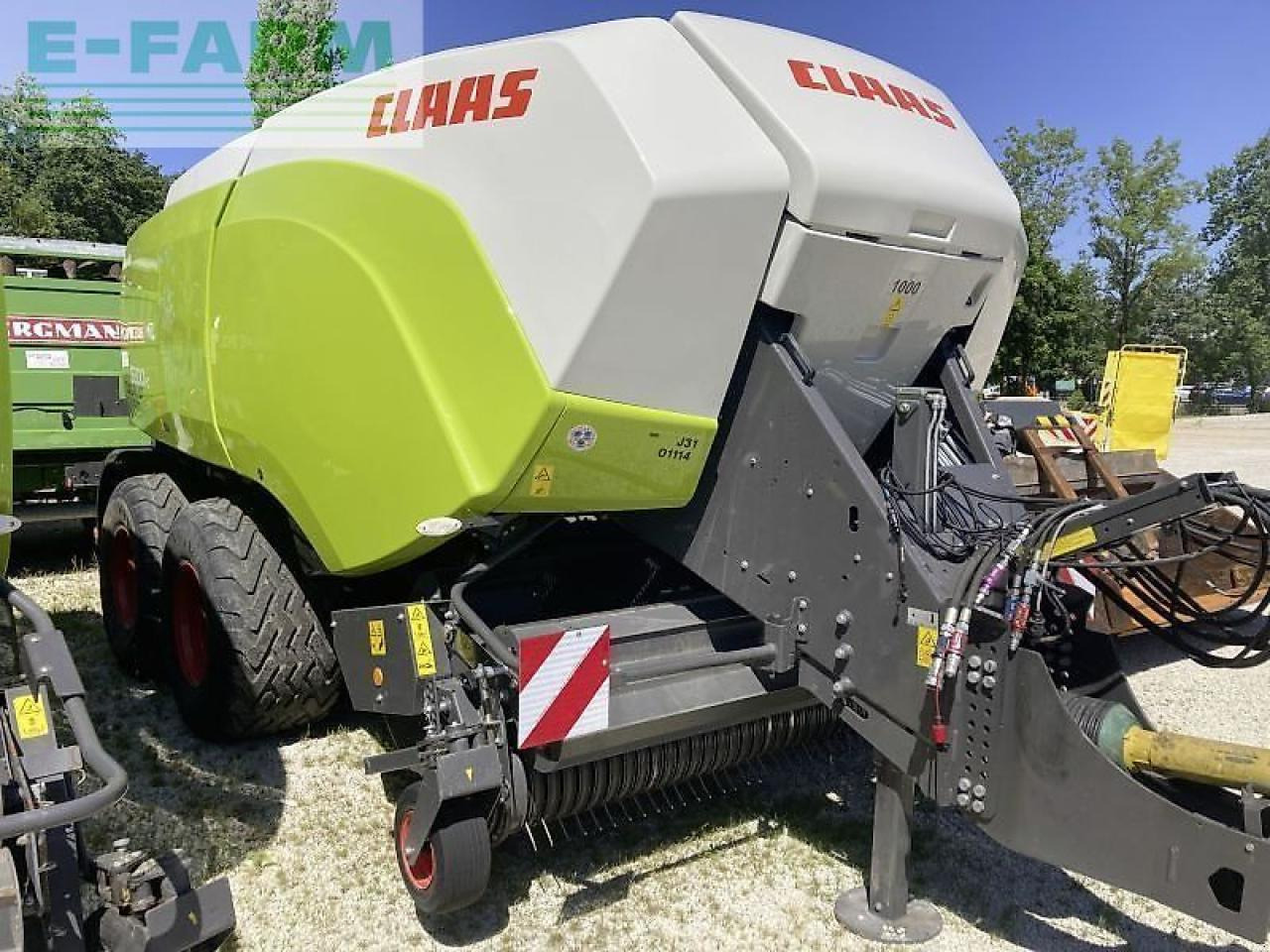 CLAAS quadrant 5200 fc mit waage - Kocka bálázó: 2 kép. CLAAS quadrant 5200 fc mit waage - Kocka bálázó: 2 kép.