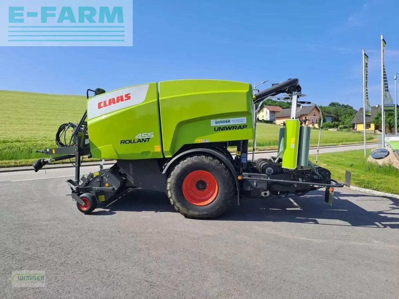 CLAAS rollant 455 rc uniwrap - wickelkombination - Kocka bálázó: 2 kép. CLAAS rollant 455 rc uniwrap - wickelkombination - Kocka bálázó: 2 kép.