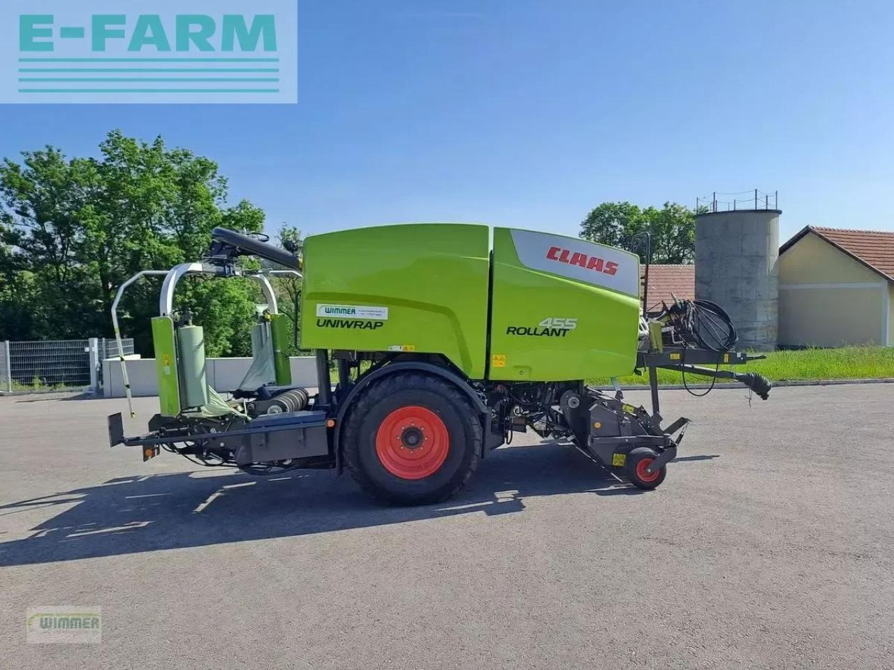 CLAAS rollant 455 rc uniwrap - wickelkombination - Kocka bálázó: 4 kép. CLAAS rollant 455 rc uniwrap - wickelkombination - Kocka bálázó: 4 kép.