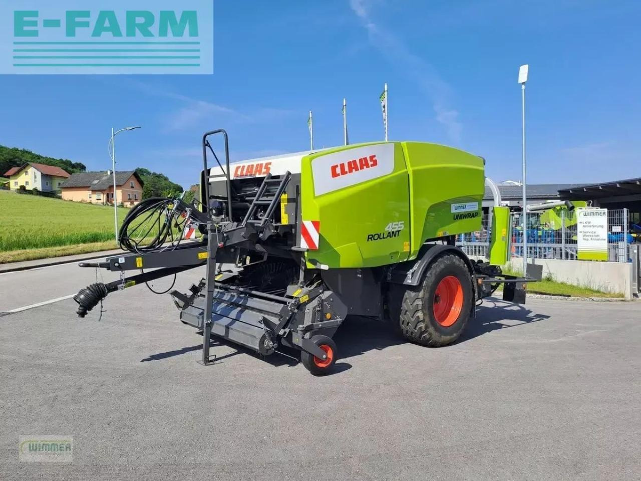 CLAAS rollant 455 rc uniwrap - wickelkombination - Kocka bálázó: 1 kép. CLAAS rollant 455 rc uniwrap - wickelkombination - Kocka bálázó: 1 kép.