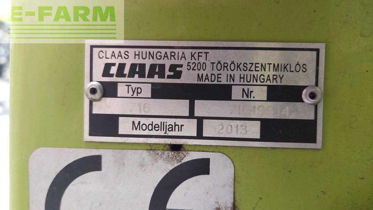 Kombájn adapter CLAAS v 900 inkl. wagen laser links/rechts: 8 kép.