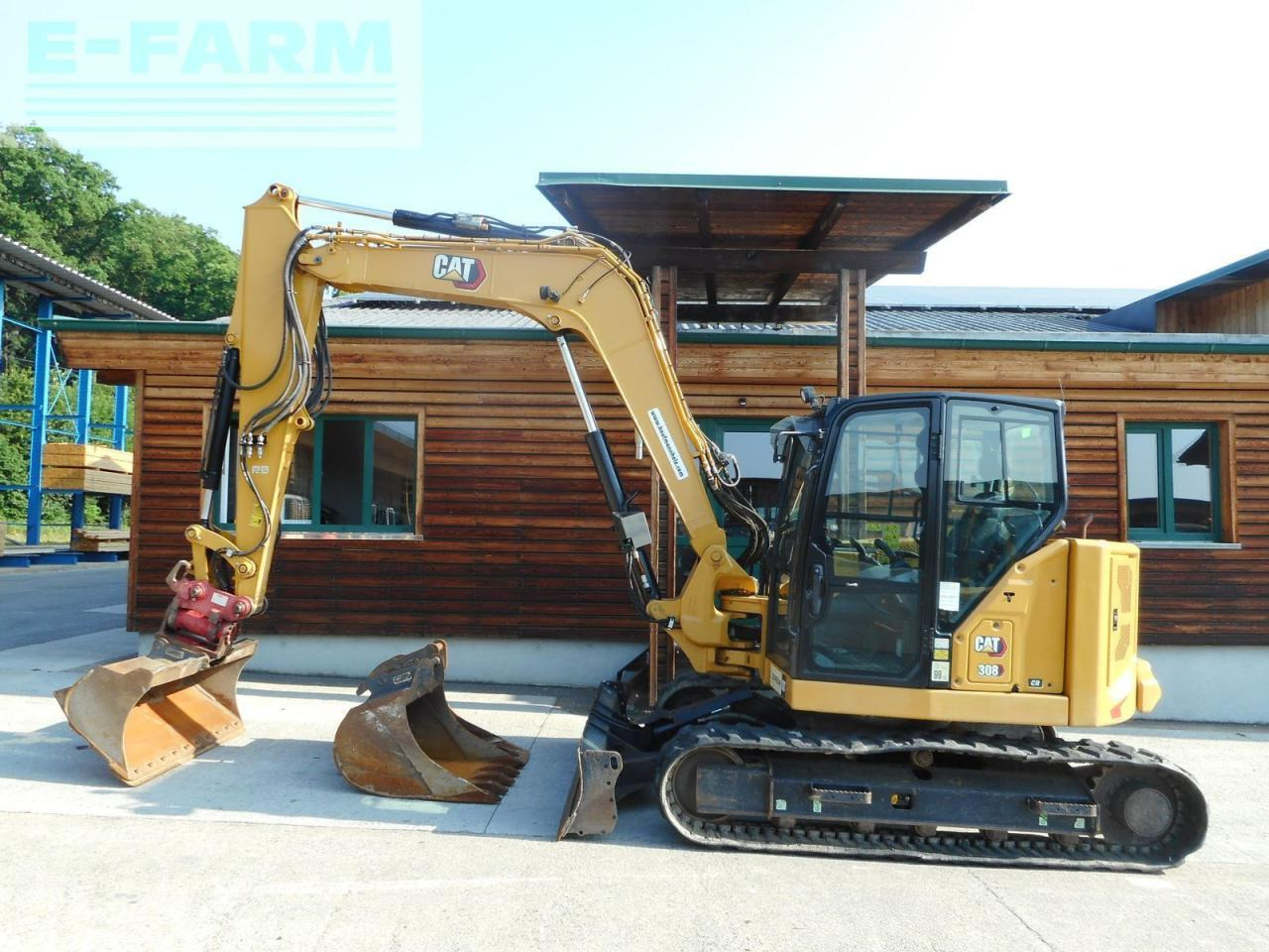 Caterpillar 308cr ( 9t ) powertilt + hydr. sw - Lánctalpas kotró: 1 kép. Caterpillar 308cr ( 9t ) powertilt + hydr. sw - Lánctalpas kotró: 1 kép.