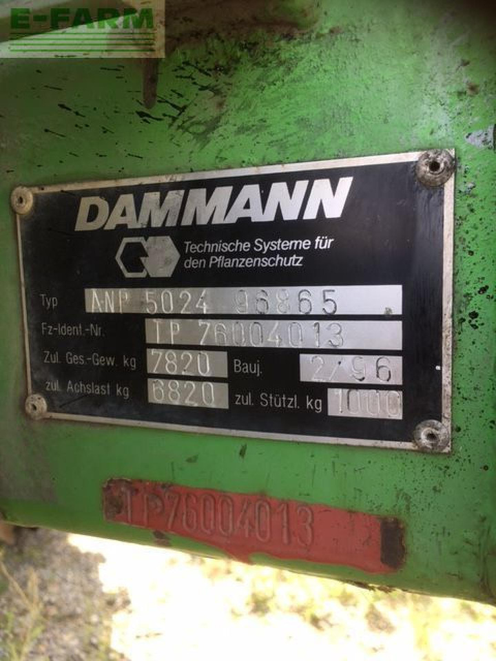 Dammann anp 5024 - Vontatott permetezők: 4 kép. Dammann anp 5024 - Vontatott permetezők: 4 kép.