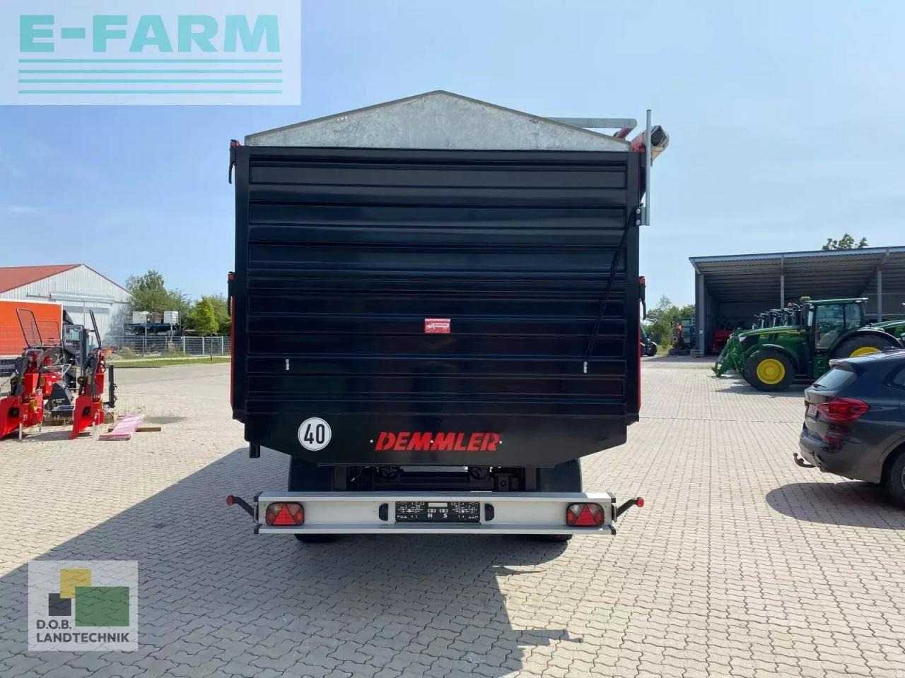 Demmler dpl - l240 - Mezőgazdasági billenőpótkocsi: 4 kép. Demmler dpl - l240 - Mezőgazdasági billenőpótkocsi: 4 kép.