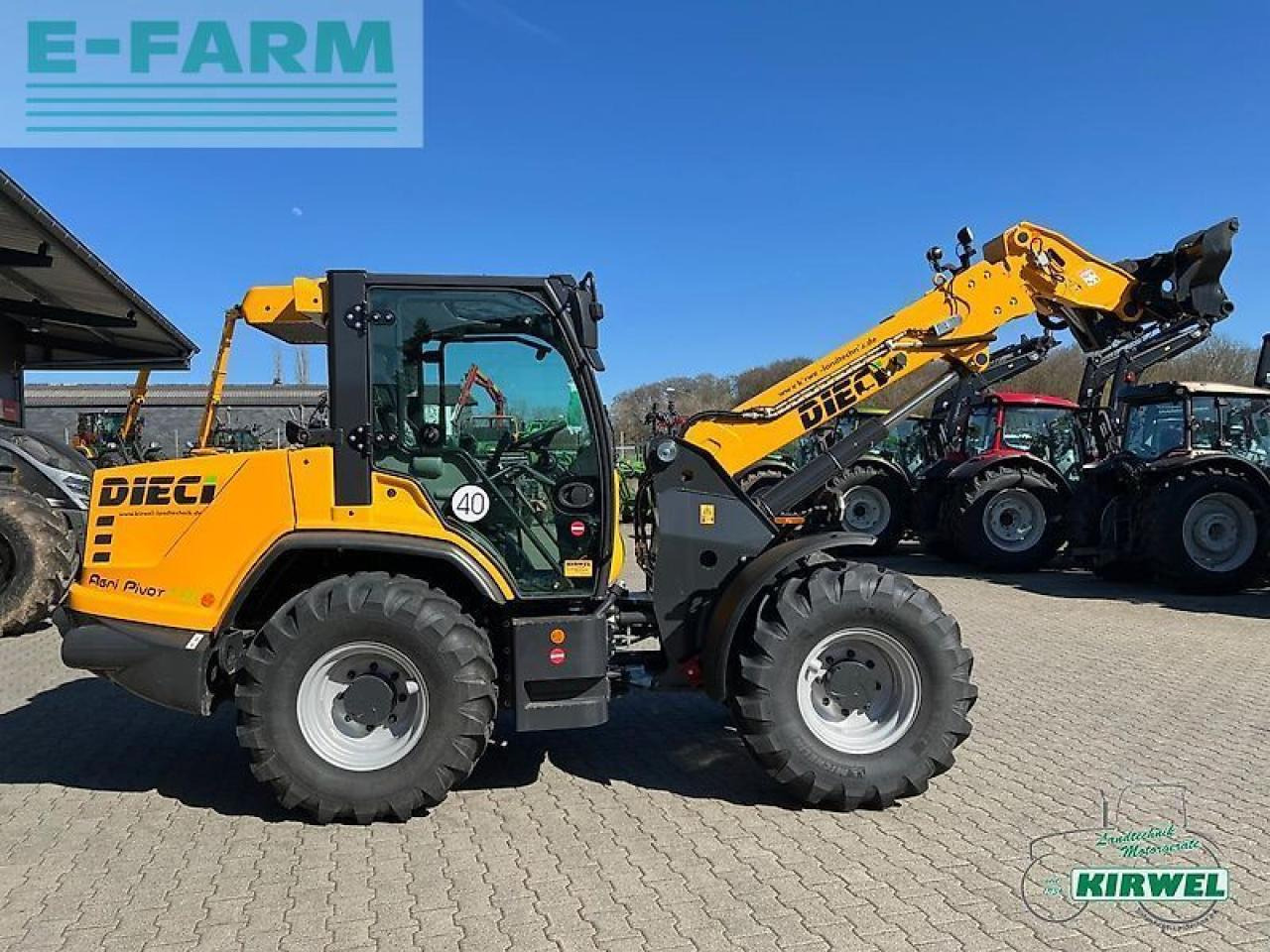 Dieci agri pivot t60 - Gumikerekes homlokrakodó: 4 kép. Dieci agri pivot t60 - Gumikerekes homlokrakodó: 4 kép.