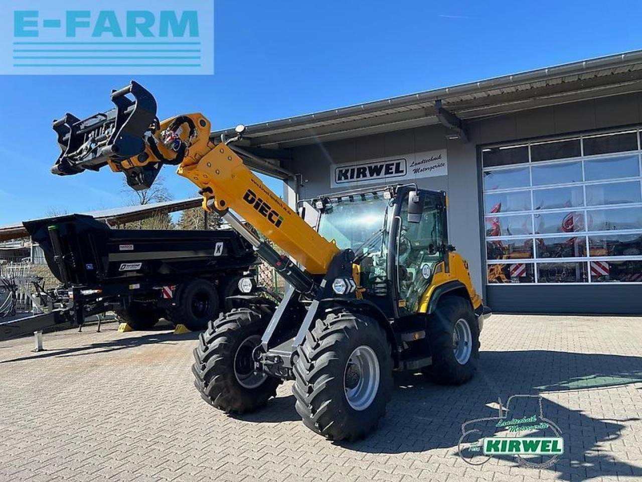 Dieci agri pivot t60 - Gumikerekes homlokrakodó: 2 kép. Dieci agri pivot t60 - Gumikerekes homlokrakodó: 2 kép.