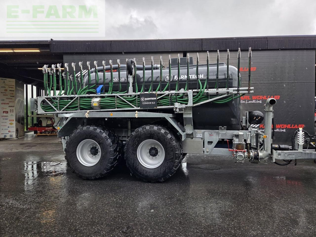 Farmtech polycis 1550 - Szippantó tartálykocsi: 5 kép. Farmtech polycis 1550 - Szippantó tartálykocsi: 5 kép.