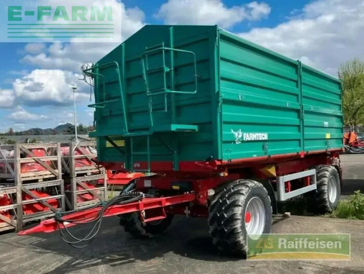 Farmtech zkd 1800/40 - Mezőgazdasági billenőpótkocsi: 3 kép. Farmtech zkd 1800/40 - Mezőgazdasági billenőpótkocsi: 3 kép.