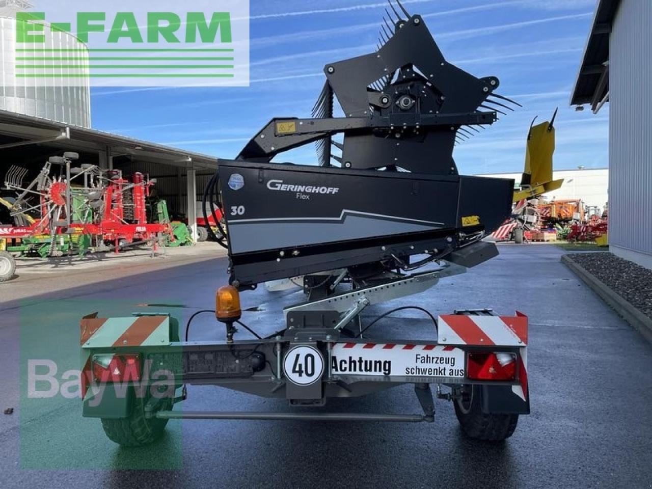 Geringhoff bandschneidwerk flex 30 - Takarmánybetakarító gép: 4 kép. Geringhoff bandschneidwerk flex 30 - Takarmánybetakarító gép: 4 kép.
