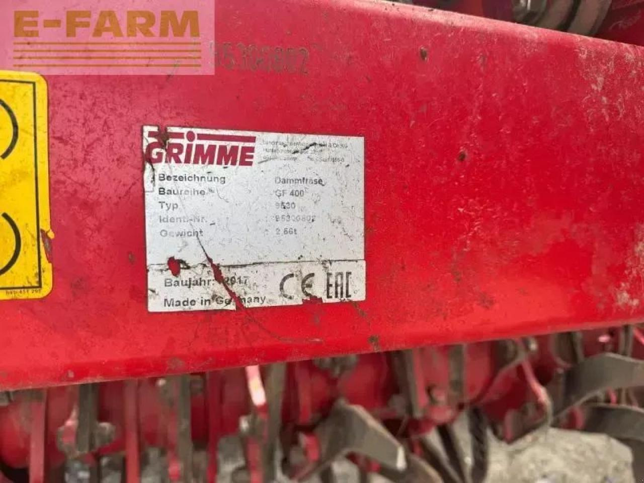 Grimme gf400 - Talajművelő gep: 2 kép. Grimme gf400 - Talajművelő gep: 2 kép.