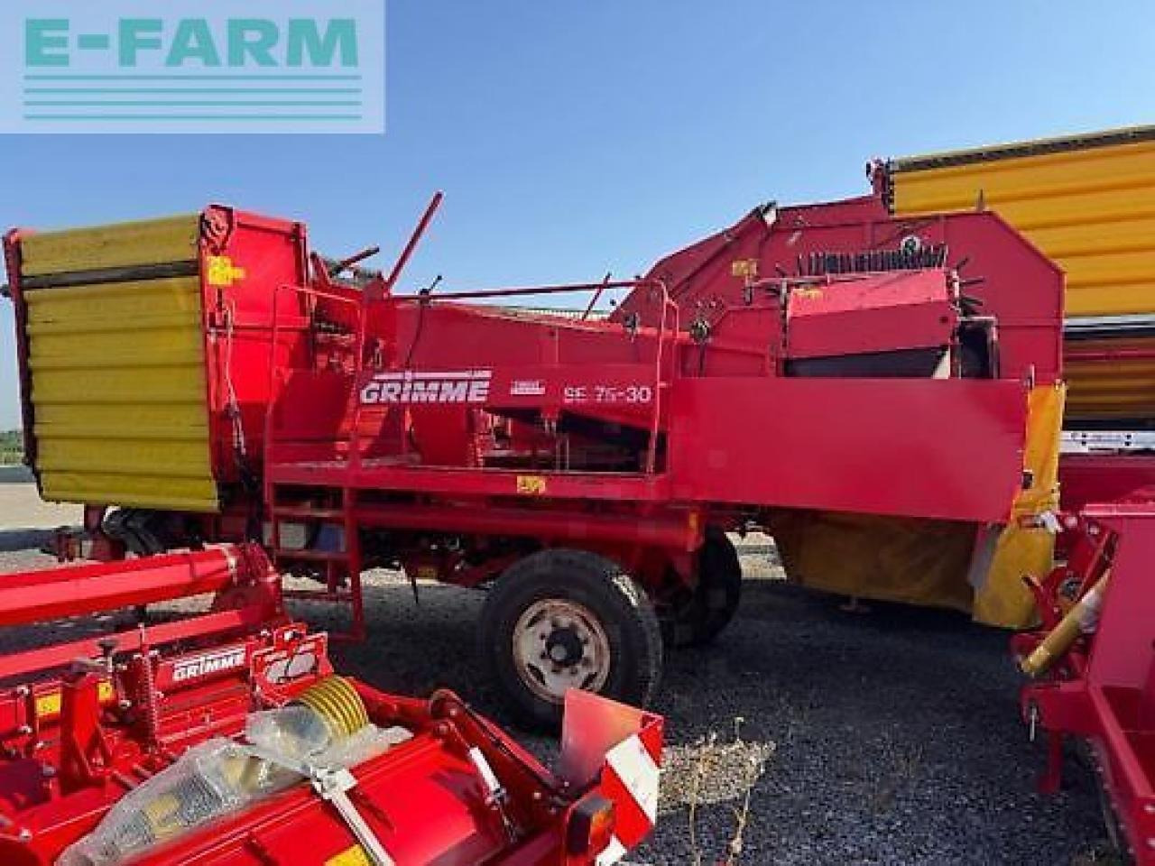 Grimme se 75/30 ub - Burgonyakombájn: 4 kép. Grimme se 75/30 ub - Burgonyakombájn: 4 kép.