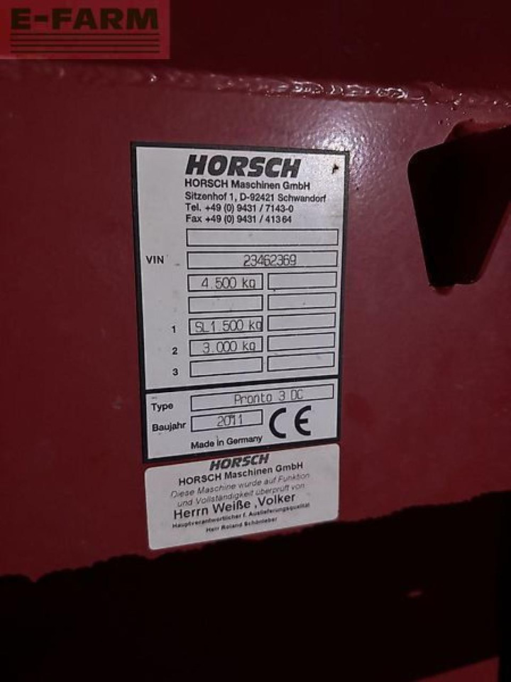 Szemenkénti vetőgép Horsch pronto 3 dc: 8 kép.