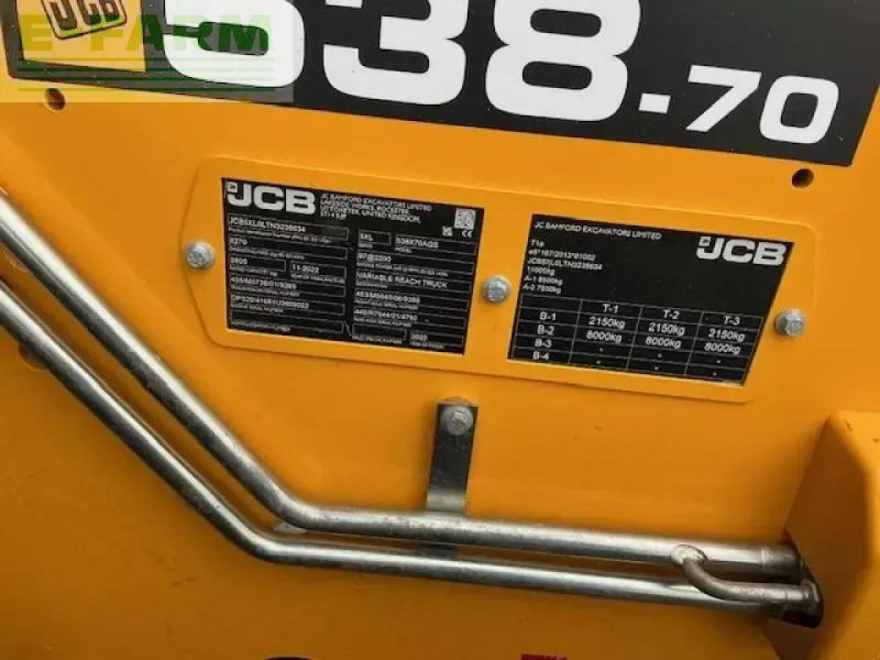 JCB 538.70agri sup - Teleszkópos rakodó: 5 kép. JCB 538.70agri sup - Teleszkópos rakodó: 5 kép.