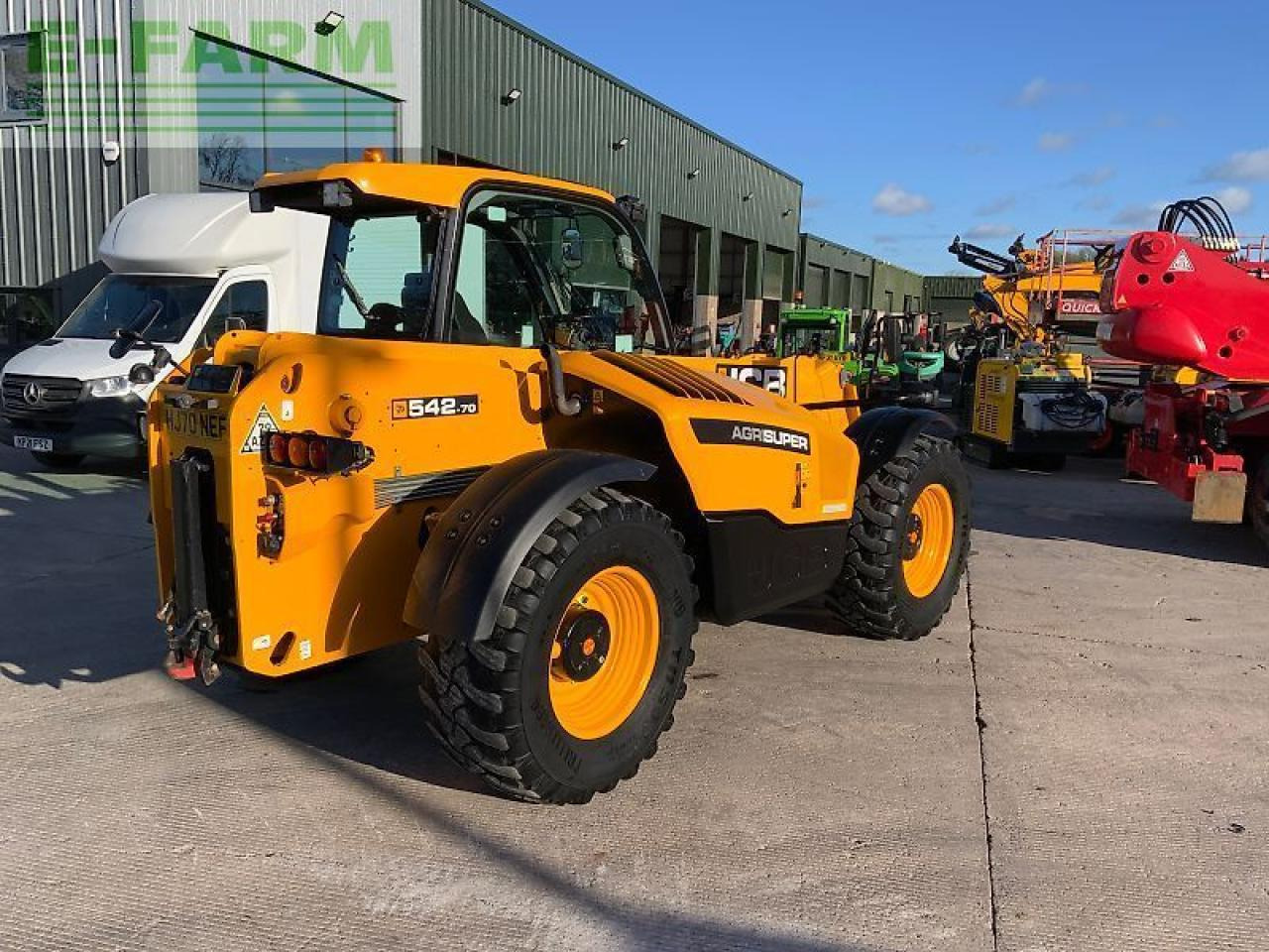 JCB 542-70 agri super telehandler (st25190) - Minikotró: 3 kép. JCB 542-70 agri super telehandler (st25190) - Minikotró: 3 kép.