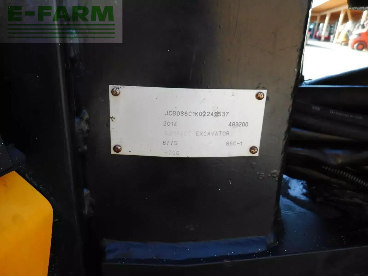 Minikotró JCB 86 c-1 ( 8.775kg ): 6 kép.