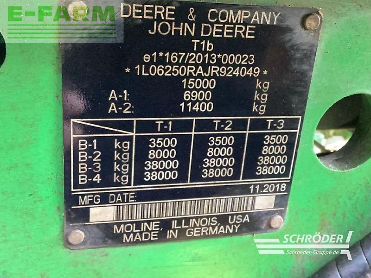 John Deere 6250 r - Traktor: 5 kép. John Deere 6250 r - Traktor: 5 kép.