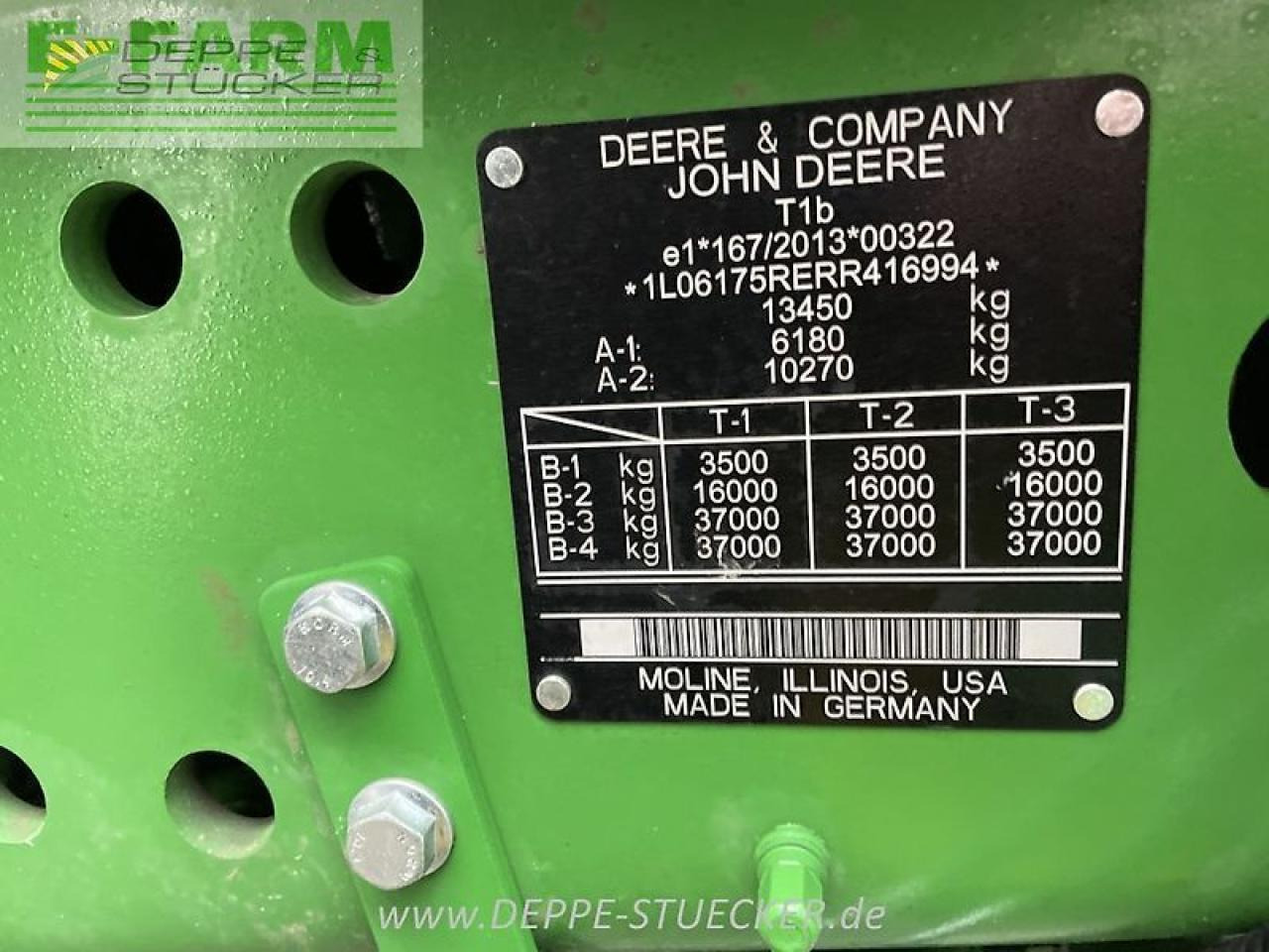 John Deere 6r 175 - Traktor: 2 kép. John Deere 6r 175 - Traktor: 2 kép.