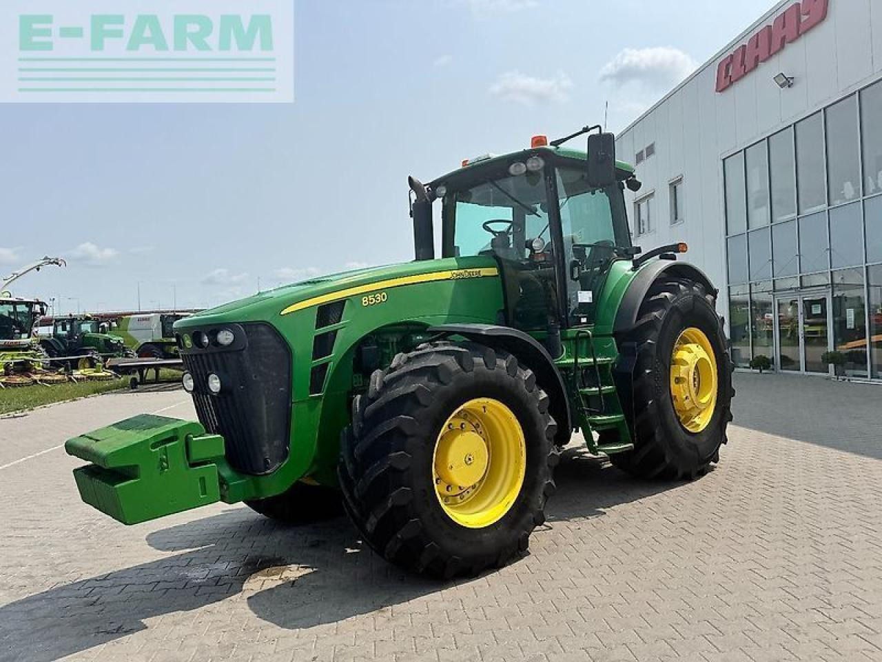John Deere 8530 - Traktor: 3 kép. John Deere 8530 - Traktor: 3 kép.