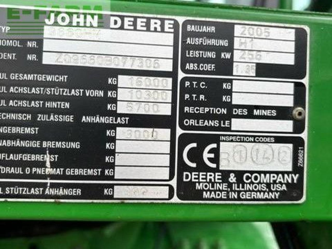 John Deere 9660I WTS - Kombájn: 5 kép. John Deere 9660I WTS - Kombájn: 5 kép.
