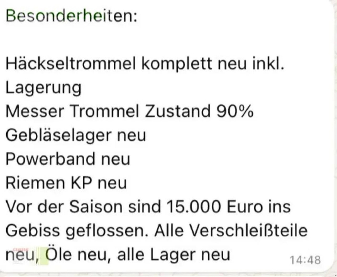 John Deere 9900i - Önjáró szecskázógép: 2 kép. John Deere 9900i - Önjáró szecskázógép: 2 kép.