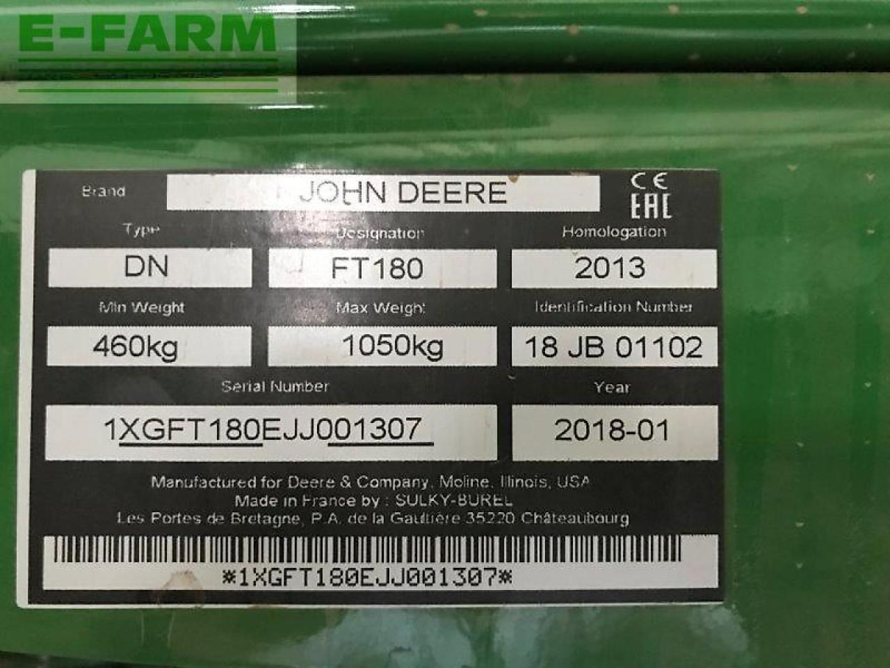 John Deere ft180 - Kombinált vetőgép: 3 kép. John Deere ft180 - Kombinált vetőgép: 3 kép.