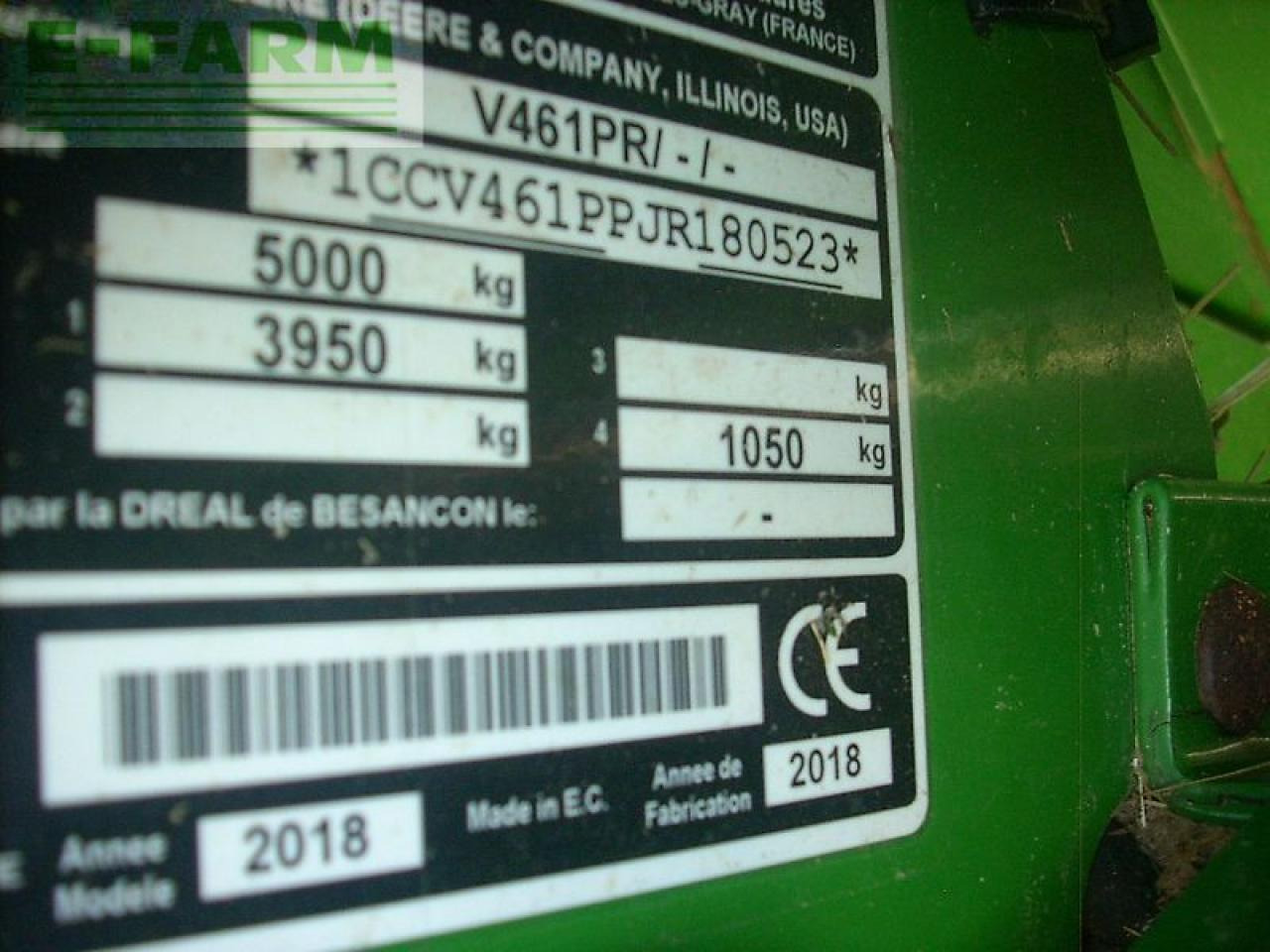 John Deere v461r isobus - Kocka bálázó: 4 kép. John Deere v461r isobus - Kocka bálázó: 4 kép.