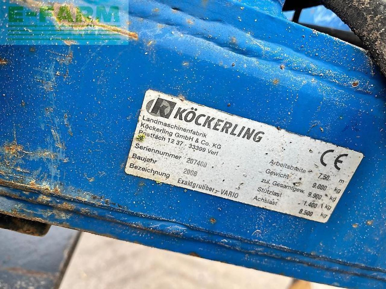 Köckerling vario 750 - Kultivátor: 4 kép. Köckerling vario 750 - Kultivátor: 4 kép.