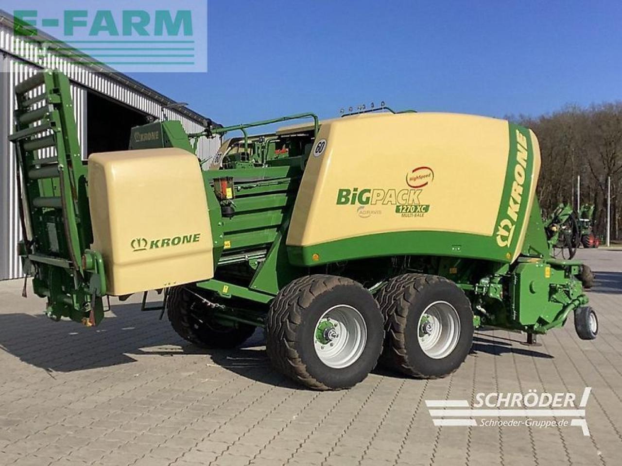 Krone big pack 1270 xc multi bale - Kocka bálázó: 3 kép. Krone big pack 1270 xc multi bale - Kocka bálázó: 3 kép.