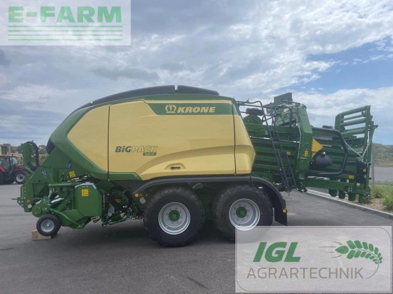 Krone big pack 1290 vc (bp405-11) - Kocka bálázó: 3 kép. Krone big pack 1290 vc (bp405-11) - Kocka bálázó: 3 kép.