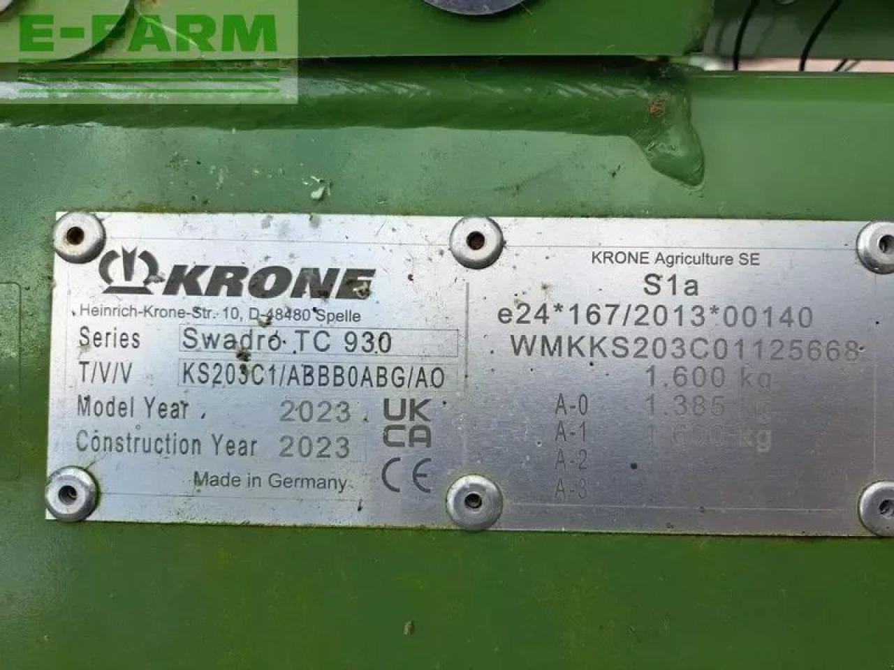 Krone swadro tc 930 - Szénaforgató: 4 kép. Krone swadro tc 930 - Szénaforgató: 4 kép.