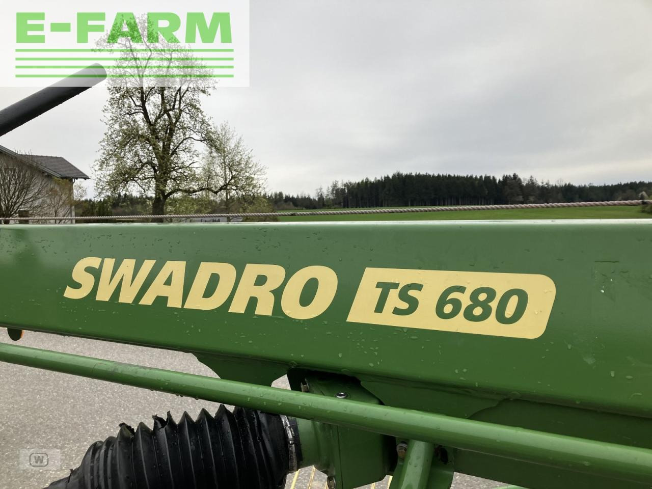 Szénaforgató Krone swadro ts 680: 26 kép.
