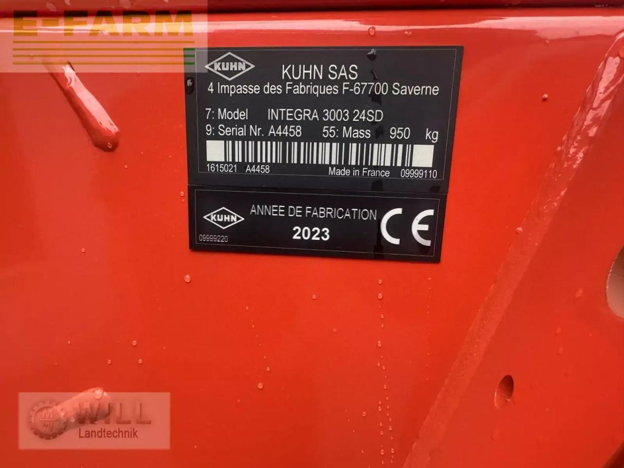 Kuhn combiliner integra - Kombinált vetőgép: 4 kép. Kuhn combiliner integra - Kombinált vetőgép: 4 kép.