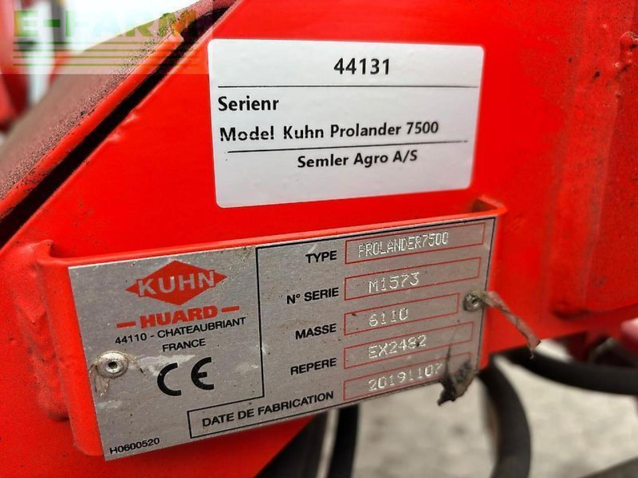 Kuhn prolander 7500 - Kombinált vetőgép: 4 kép. Kuhn prolander 7500 - Kombinált vetőgép: 4 kép.