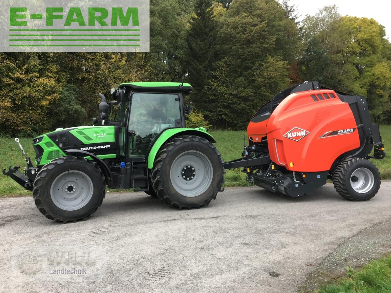 Kuhn vb 3195 oc - Kocka bálázó: 1 kép. Kuhn vb 3195 oc - Kocka bálázó: 1 kép.
