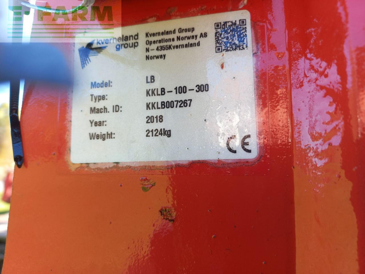 Kverneland lb 100/3000 - Eke: 3 kép. Kverneland lb 100/3000 - Eke: 3 kép.